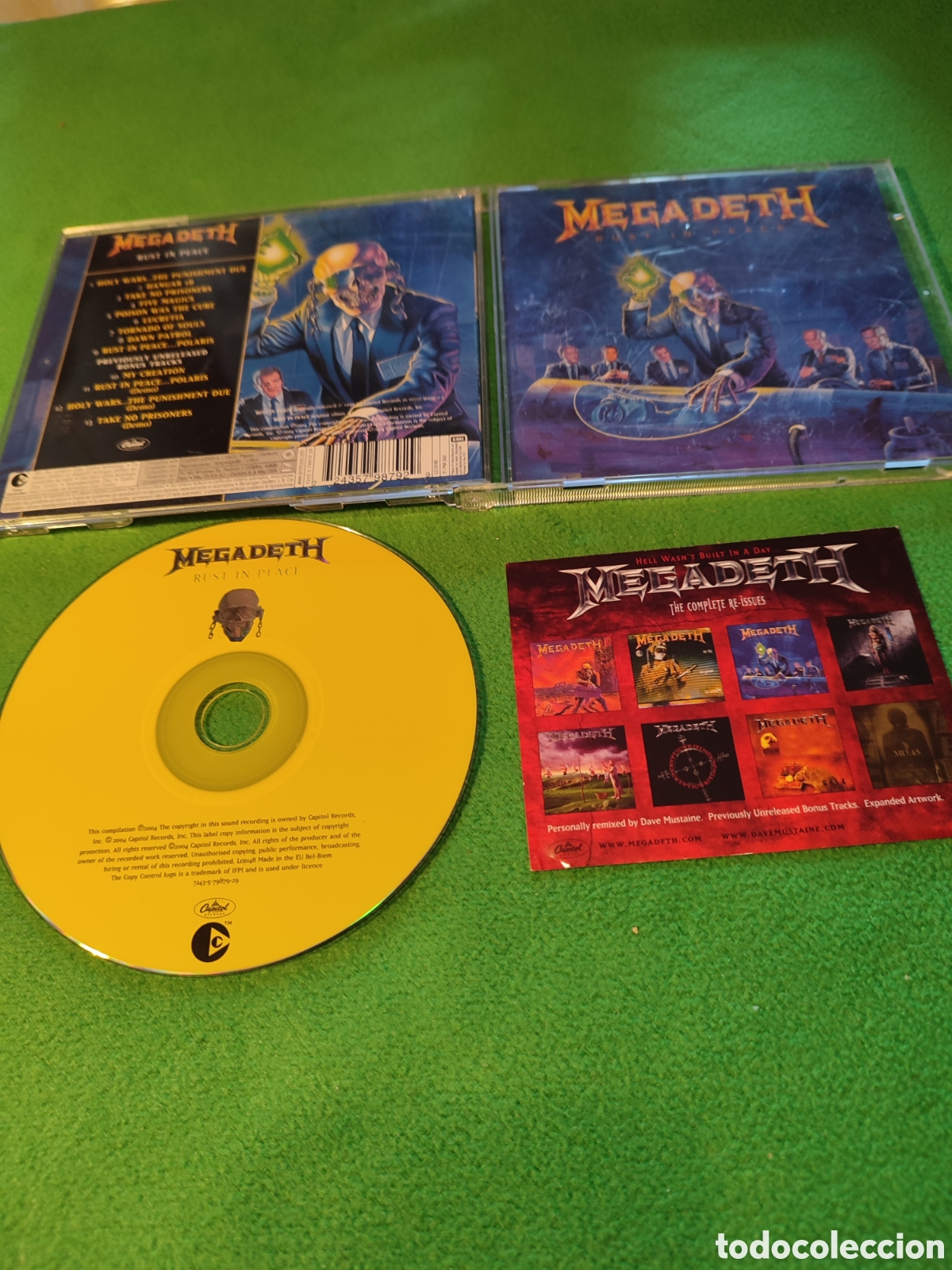 CDs de m&uacute;sica: Megadeth - Rust in peace - Foto 2