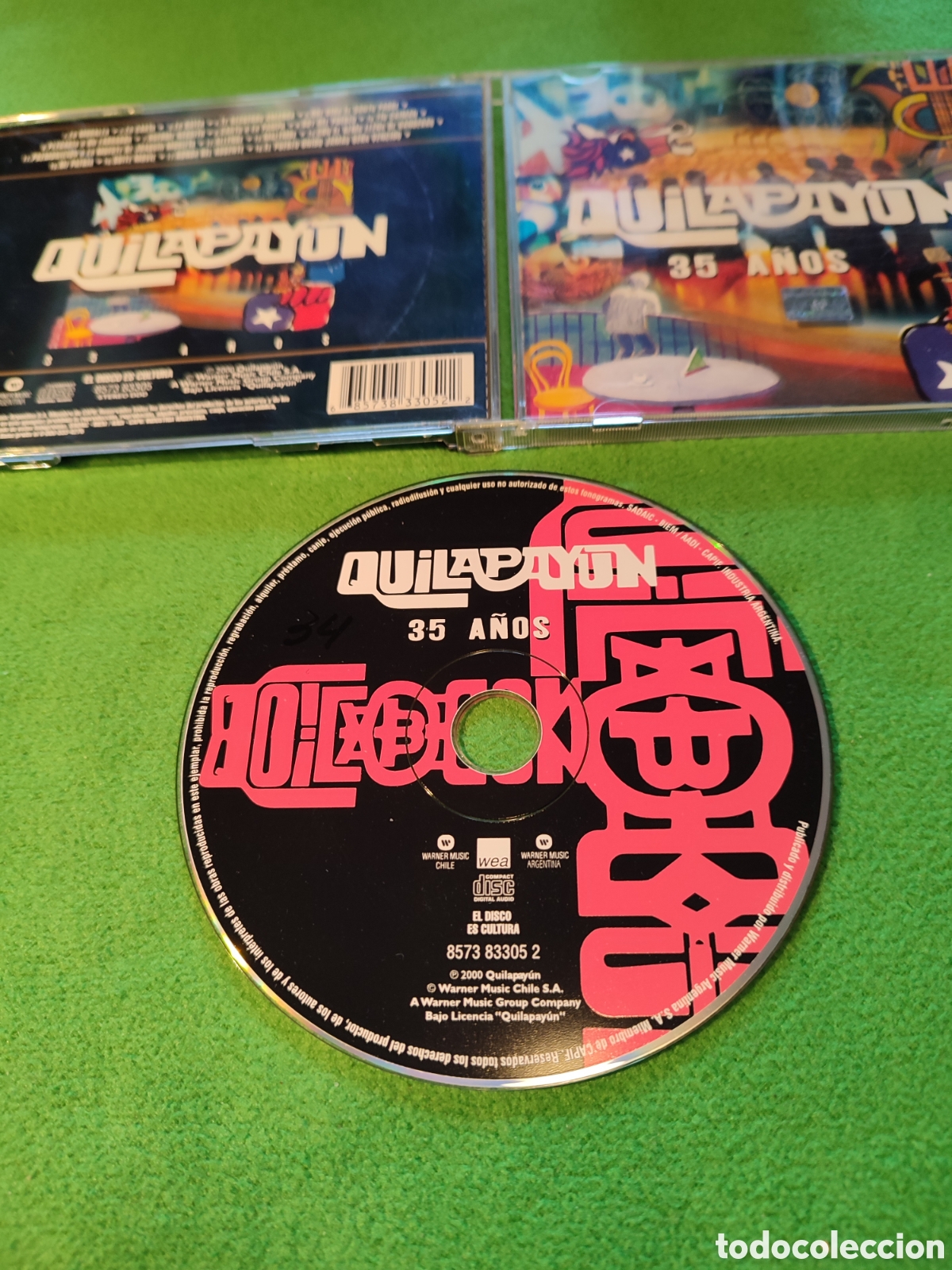 CDs de m&uacute;sica: Quilapayun - 35 a&ntilde;os - Foto 2