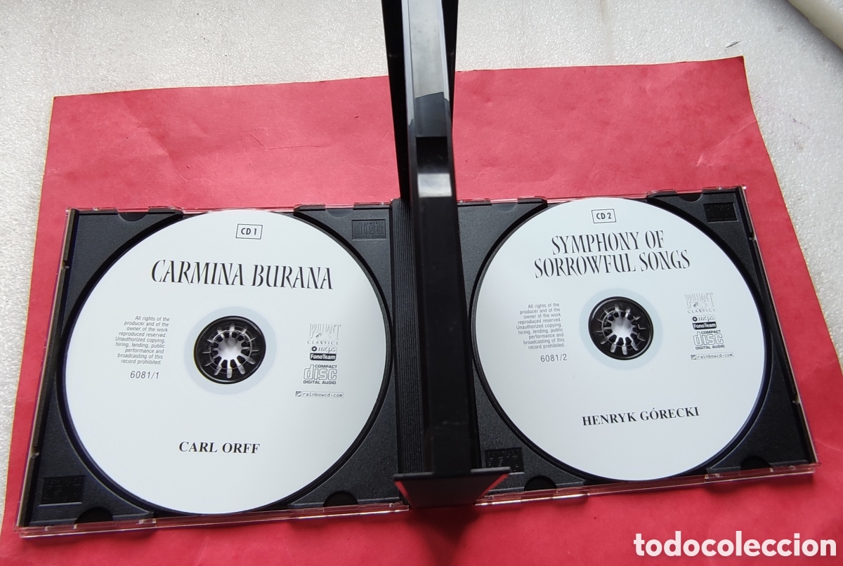 CDs de m&uacute;sica: CARMINA BURANA ,,DOBLE CD - Foto 2