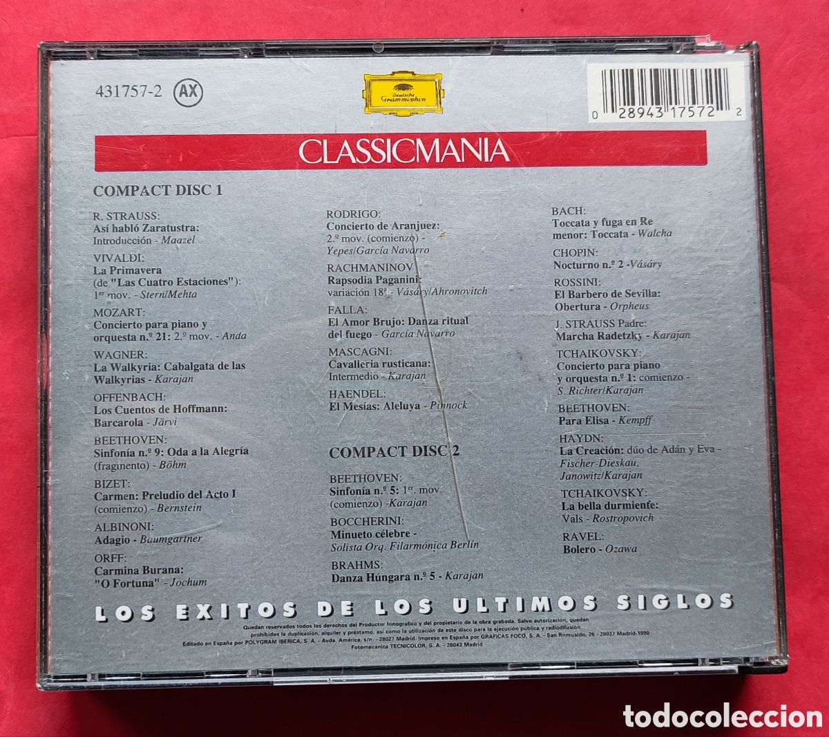 CDs de m&uacute;sica: CLASSIC MANIA,- 2 CD - Foto 3