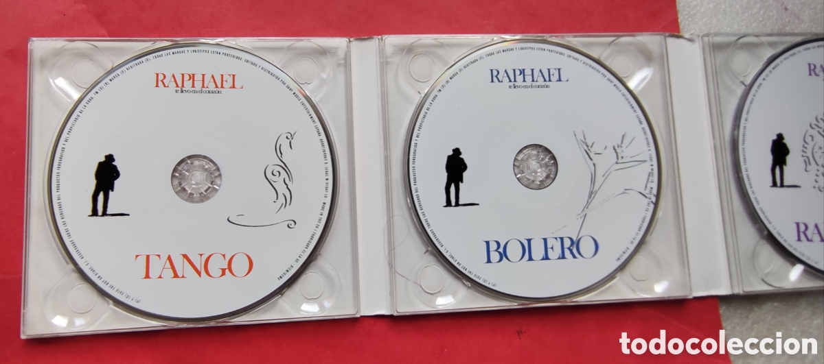 CDs de m&uacute;sica: Raphael ,- tangos, boleros, rancheras ,- Triple CD - Foto 3