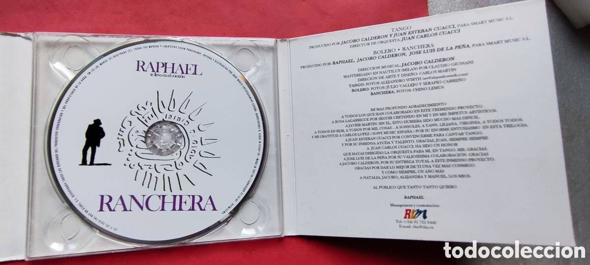 CDs de m&uacute;sica: Raphael ,- tangos, boleros, rancheras ,- Triple CD - Foto 4