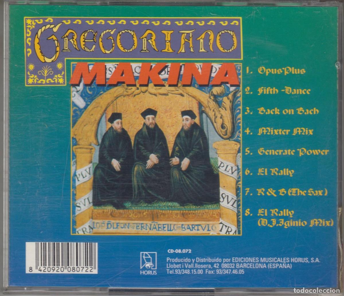 CDs de m&uacute;sica: Gregoriano makina cd 1993 Horus - Foto 2