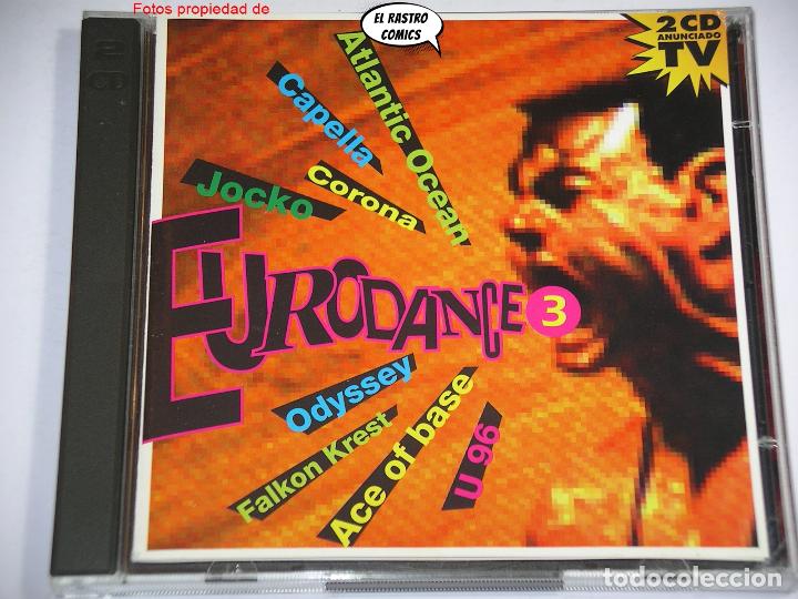 CDs de m&uacute;sica: Eurodance 3, doble, 2 CD Polydor 1994, Trance, Euro House, muy buen estado