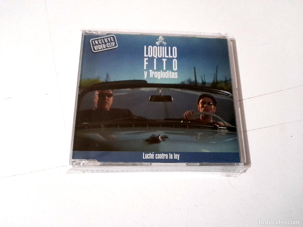 CDs de M&uacute;sica: LOQUILLO FITO Y TROGLODITAS &rdquo;LUCHE CONTRA LA LEY&rdquo; CD SINGLE 1 TRACKS INCLUYE VID