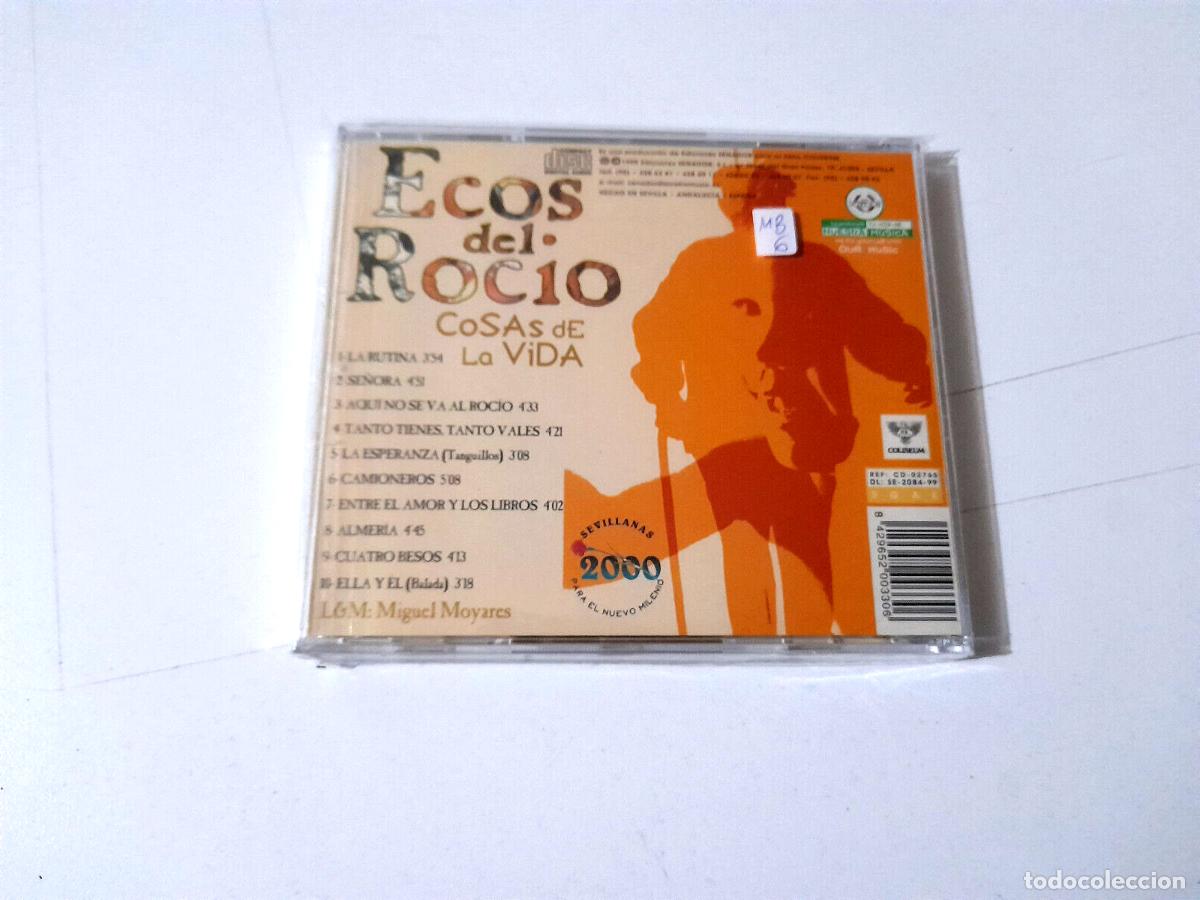 CDs de m&uacute;sica: ECOS DEL ROCIO &rdquo;COSAS DE LA VIDA&rdquo; CD 10 TRACKS - Foto 2