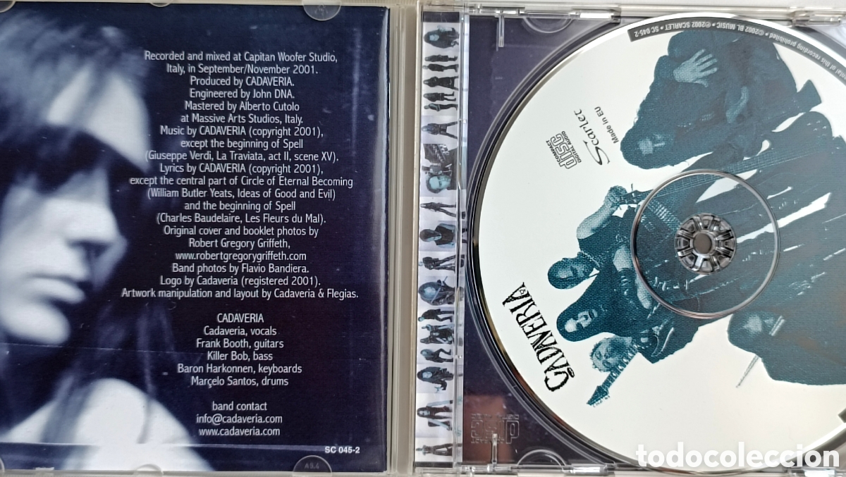 CDs de m&uacute;sica: Cadaveria - The Shadows&lsquo; Madame - CD (2002) - Foto 2