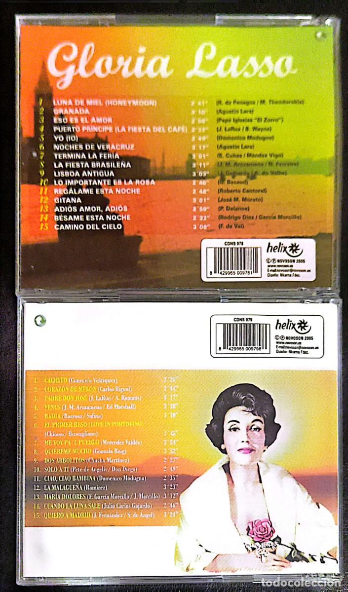 CDs de m&uacute;sica: GLORIA LASSO (GRANDES EXITOS) 2 CDs 2005 - Foto 4