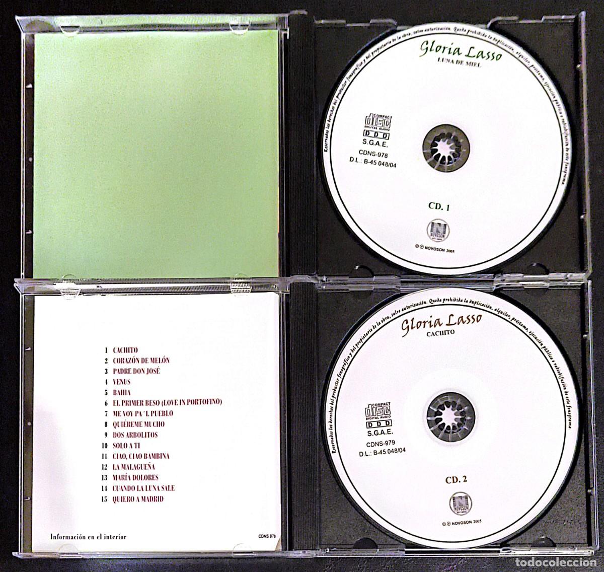 CDs de m&uacute;sica: GLORIA LASSO (GRANDES EXITOS) 2 CDs 2005 - Foto 5