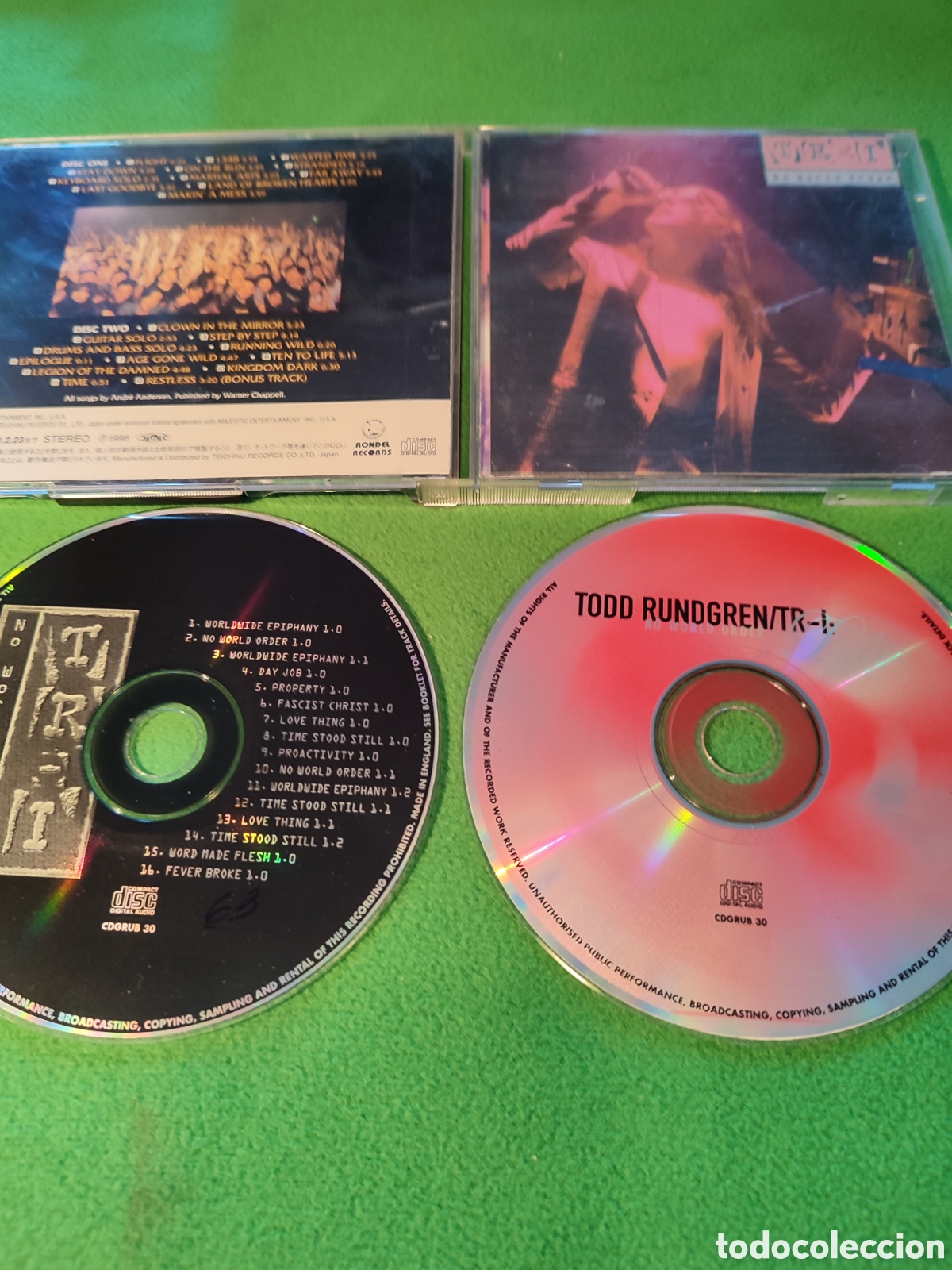 CDs de m&uacute;sica: Todd Rundgren - No world order 2 CDs - Foto 2