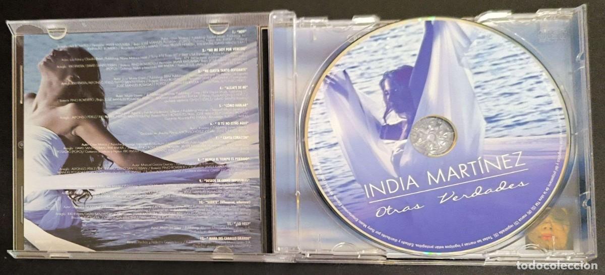CDs de m&uacute;sica: INDIA MARTINEZ (OTRAS VERDADES) CD 2012 - Foto 3