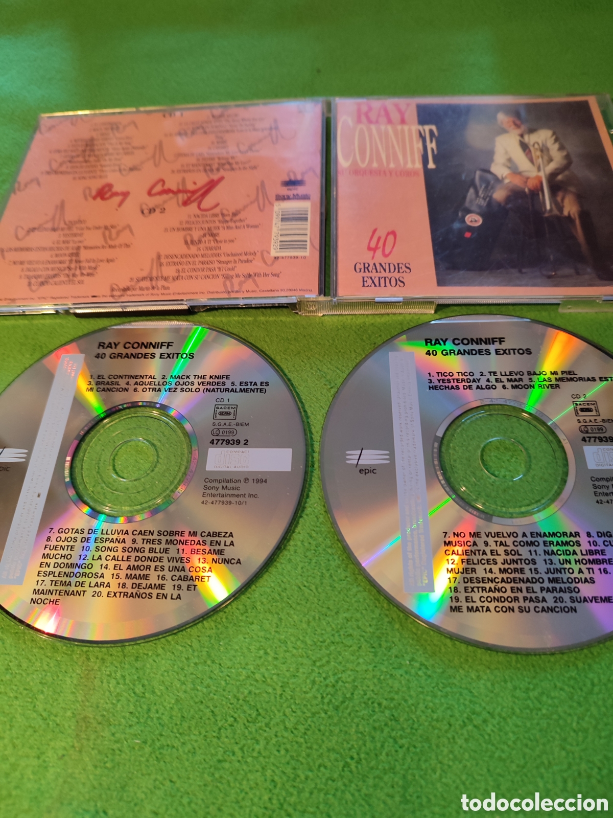 CDs de m&uacute;sica: Ray Conniff - 40 grandes &eacute;xitos 2 CDs - Foto 2