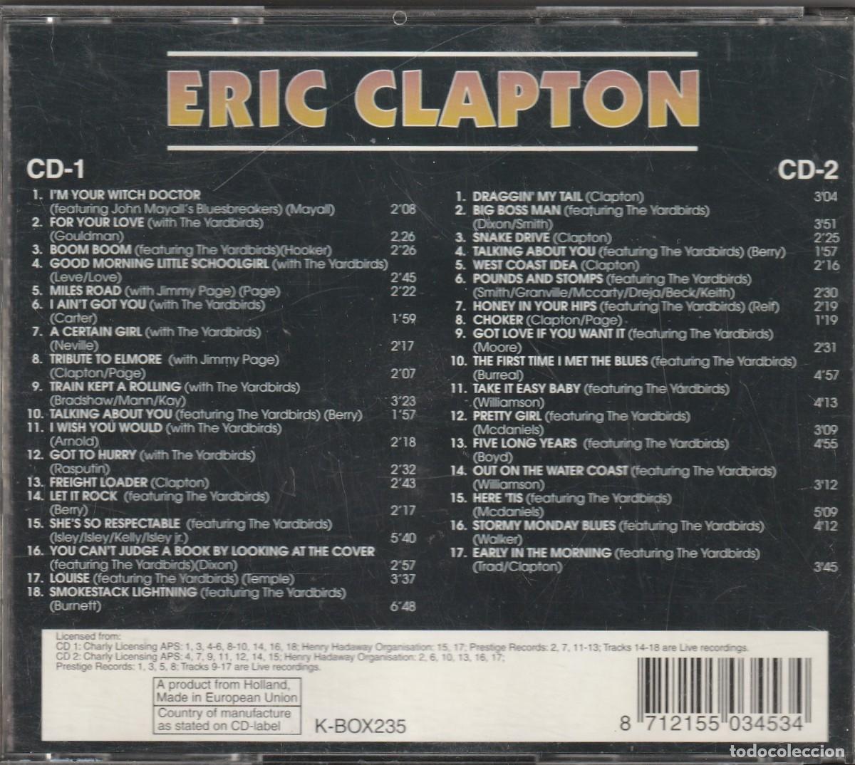 CDs de m&uacute;sica: ERIC CLAPTON (2 X CD K-BOX 1996) - Foto 2
