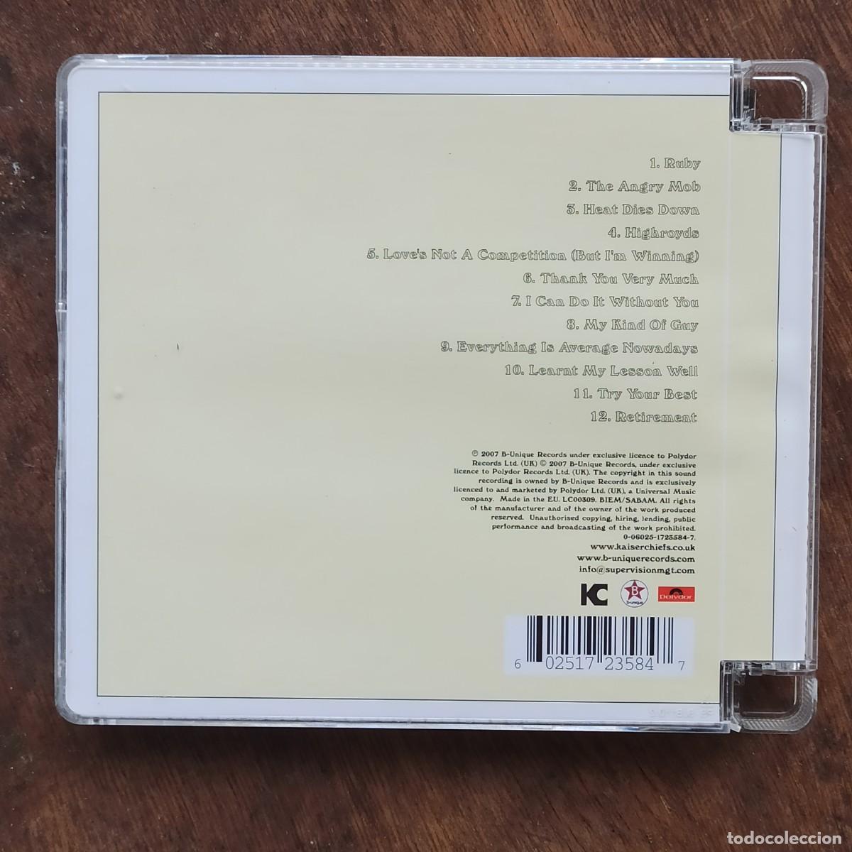 CDs de m&uacute;sica: CD Kaiser Chiefs &ndash; Yours Truly, Angry Mob - Foto 2
