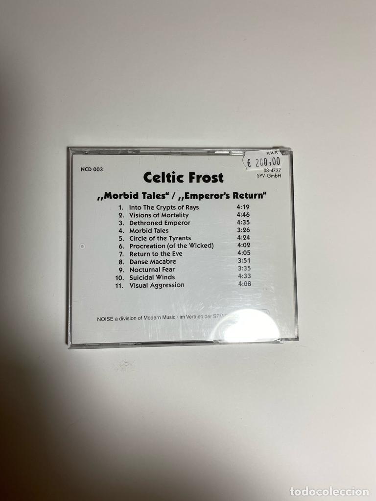 CDs de m&uacute;sica: CD: Celtic Frost &lrm;&ndash; Morbid Tales / Emperors Return - Foto 1
