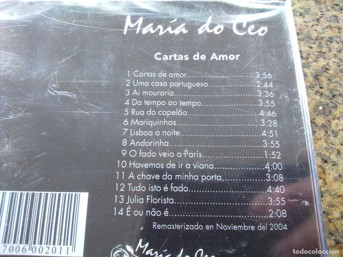 CDs de m&uacute;sica: CD -- MARIA DO CEO -- CARTAS DE AMOR -- PRECINTADO -- - Foto 2