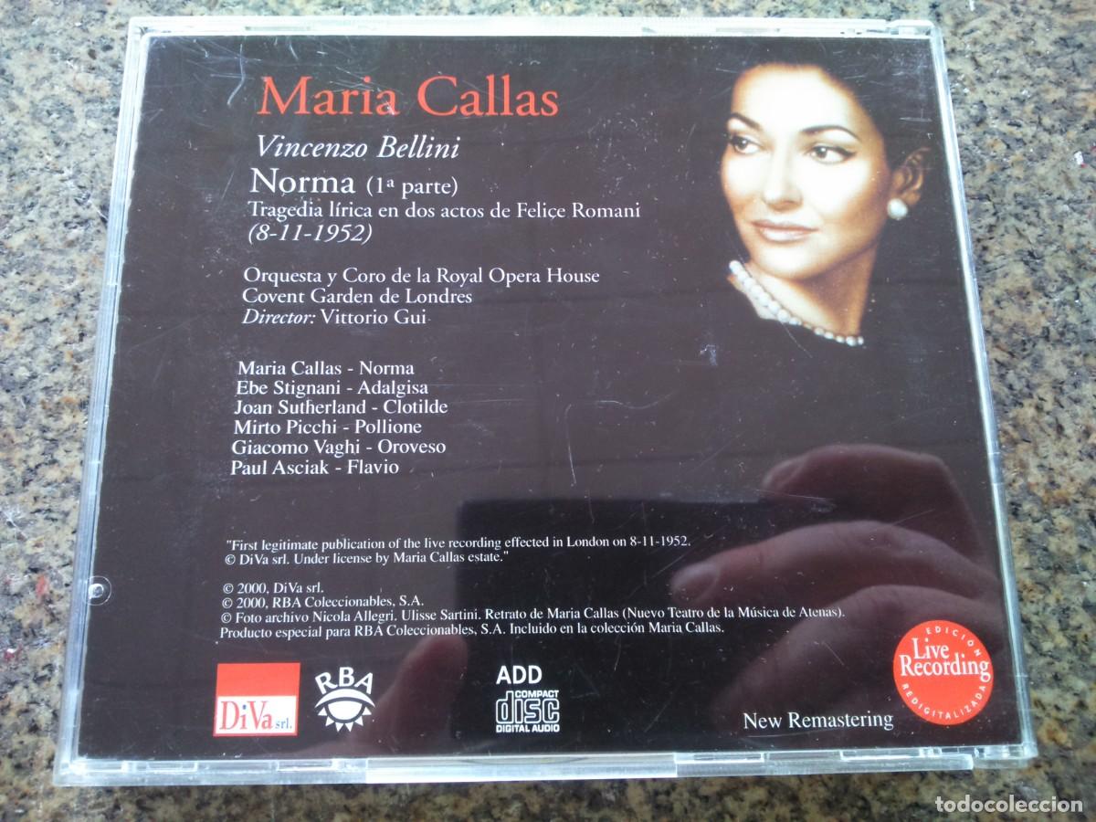 CDs de m&uacute;sica: CD -- MARIA CALLAS -- NORMA 1&ordf; PARTE -- - Foto 2
