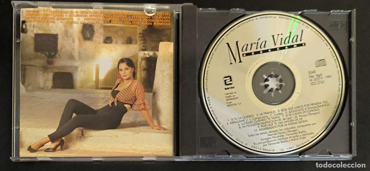 CDs de m&uacute;sica: MARIA VIDAL (ABRAZAME) CD 1991 - Foto 3