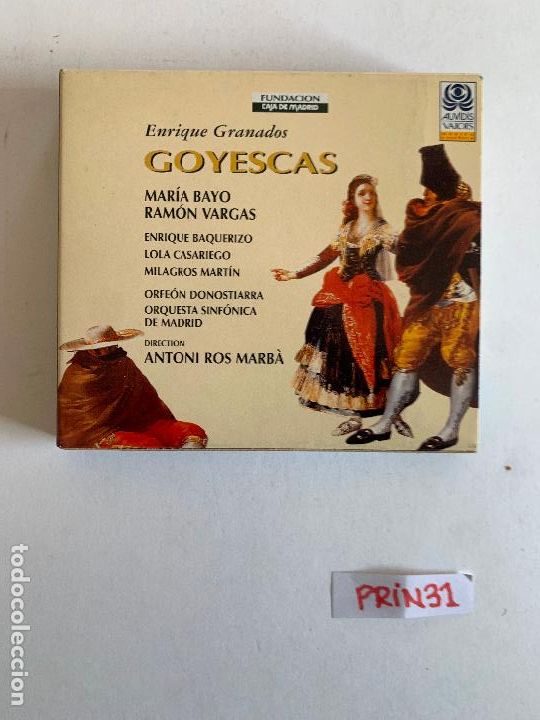 CDs de m&uacute;sica: Goyescas - Foto 1