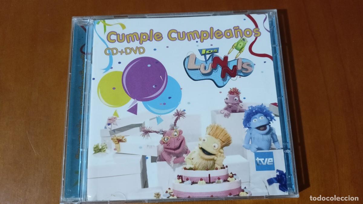 CDs de m&uacute;sica: Cumple Cumplea&ntilde;os - Los Lunnis - CD + DVD - Foto 1
