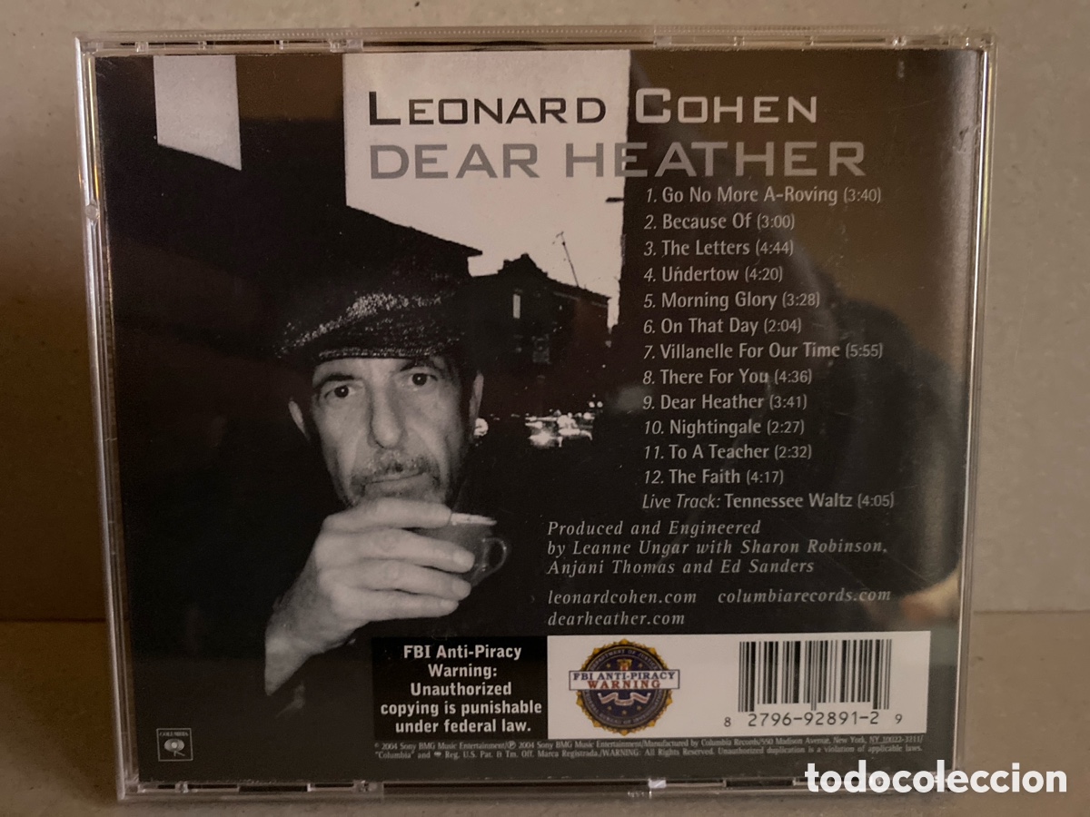 CDs de m&uacute;sica: Leonard Cohen - Dear Heather (CD) - Foto 2