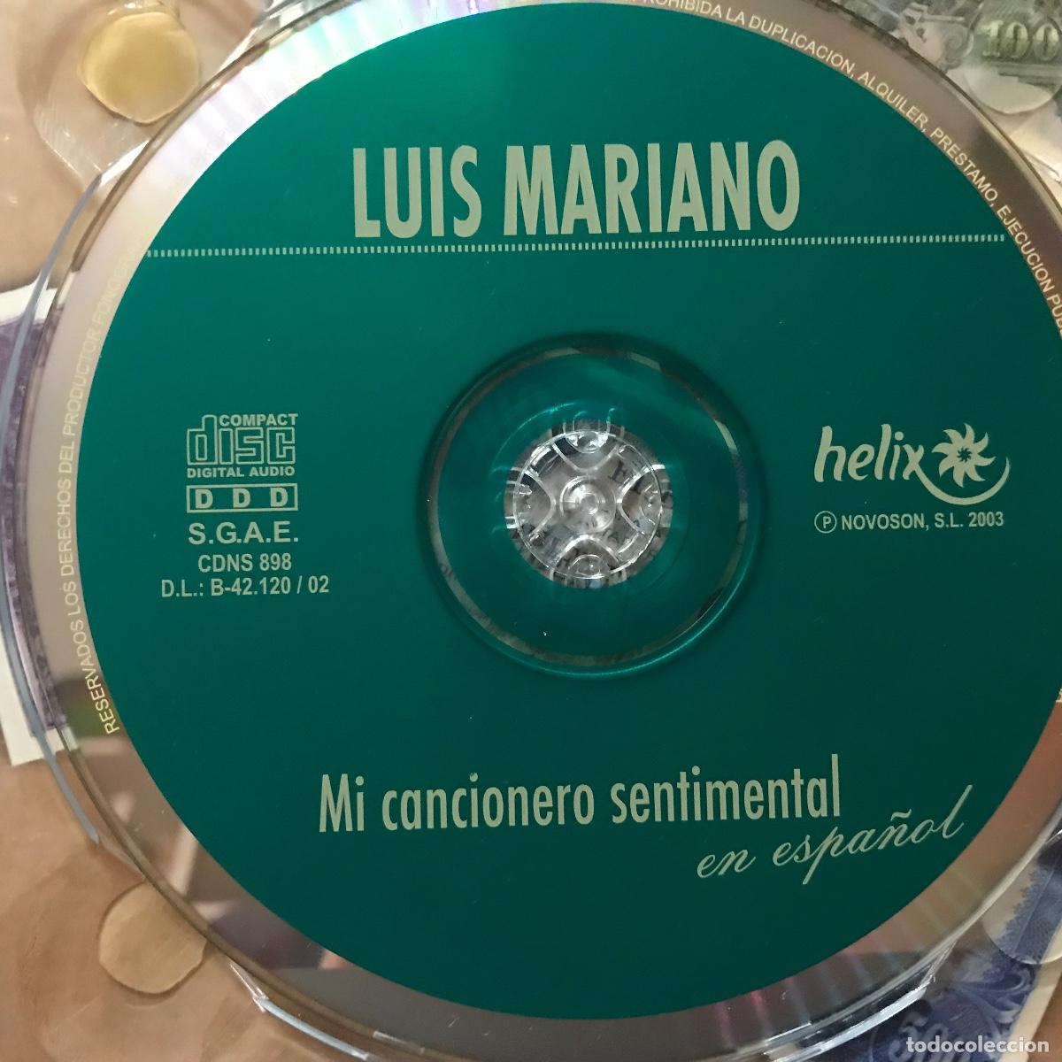 CDs de m&uacute;sica: Luis Mariano ● Mi Cancionero Sentimental ● 2x[CD] Compilation - Foto 4