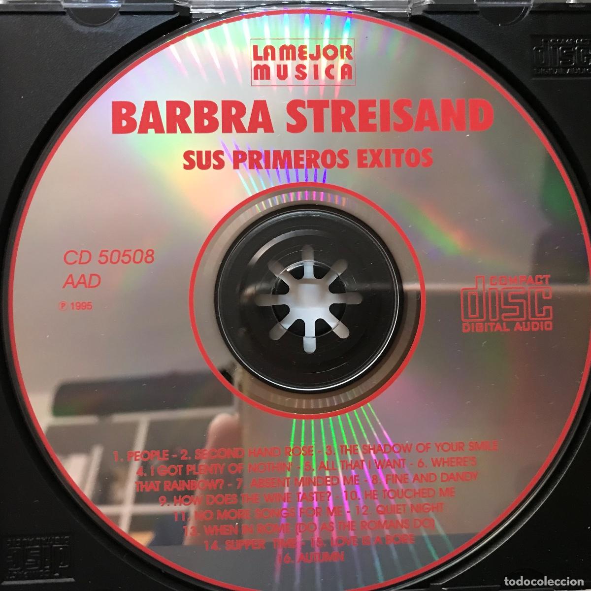 CDs de m&uacute;sica: Barbra Streisand ● Sus Primeros &Eacute;xitos ● [CD] Compilation - Foto 3