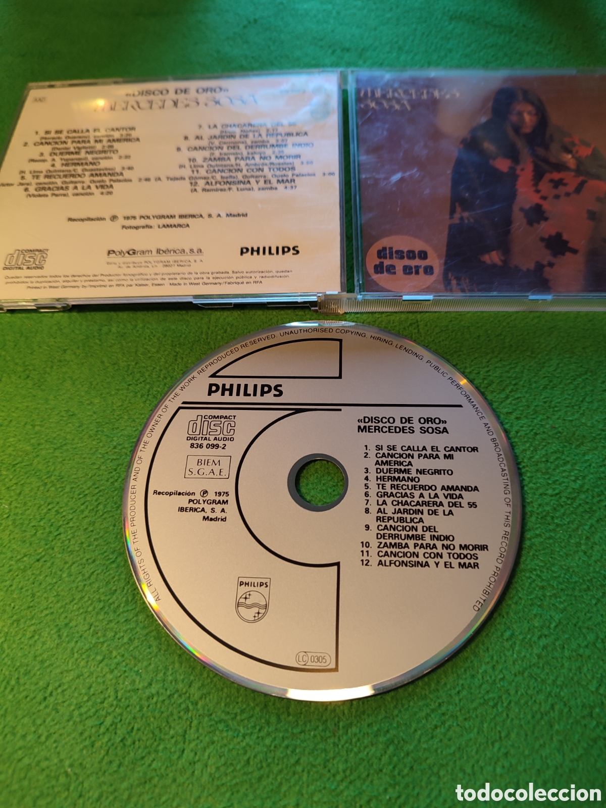 CDs de m&uacute;sica: Mercedes Sosa - Disco de oro - Foto 2