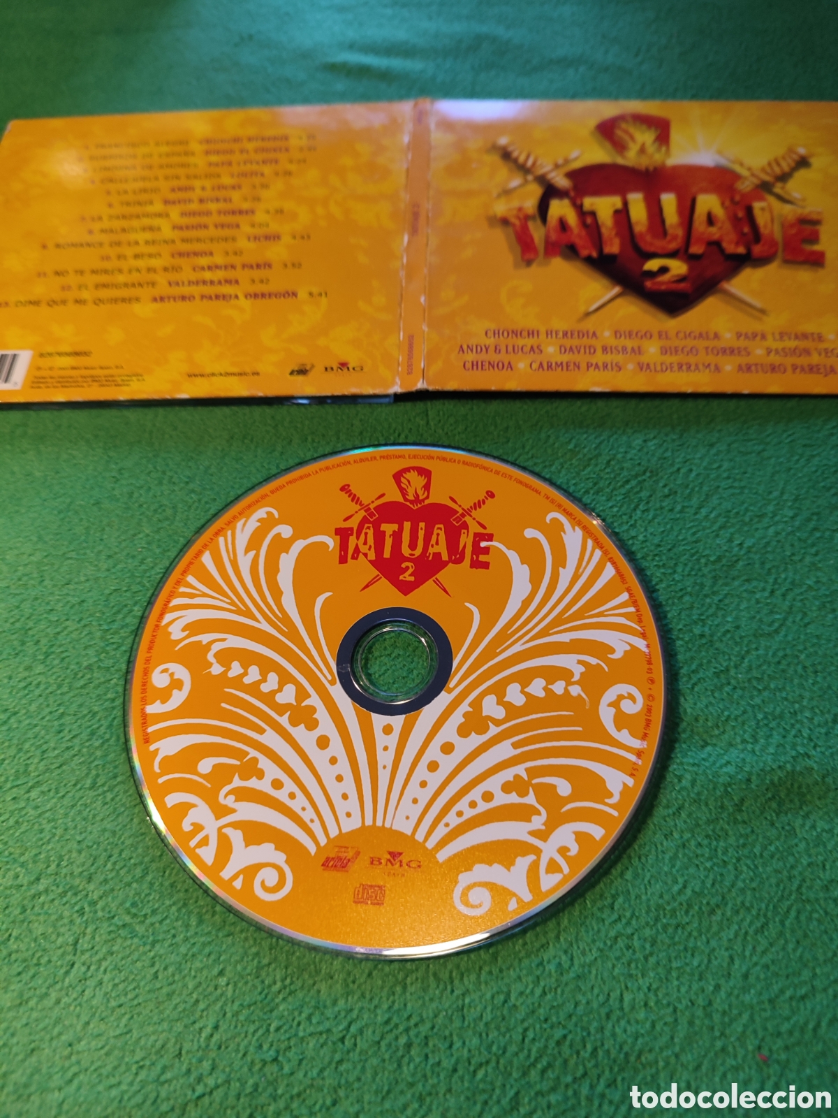 CDs de m&uacute;sica: Tatuaje 2 - Varios - Foto 2