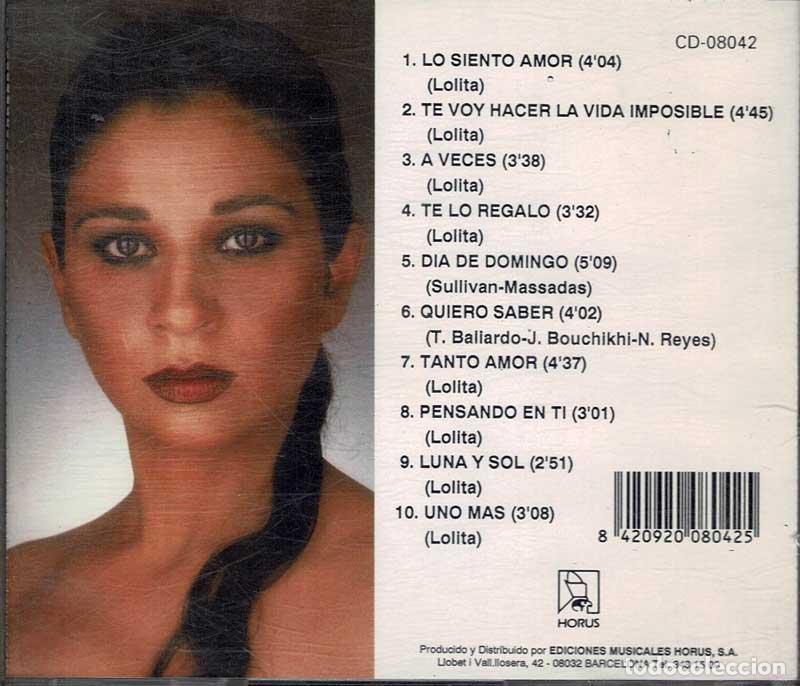 CDs de m&uacute;sica: Lolita - Madrugada. CD - Foto 2