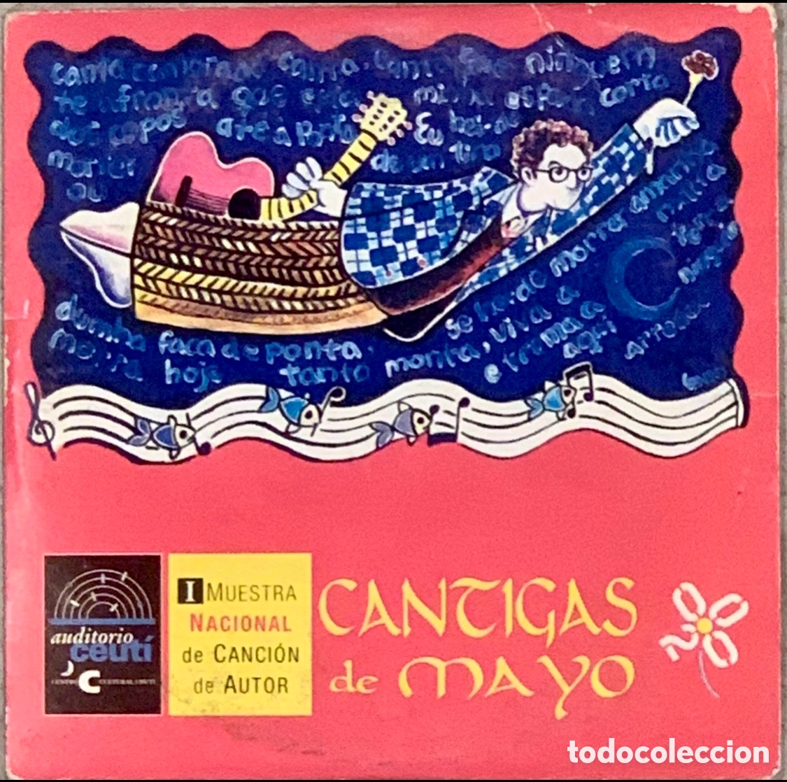 CDs de m&uacute;sica: CD. 1&ordf; Muestra Nacional de Canci&oacute;n de Autor. &ldquo;Cantigas de Mayo&rdquo;. Ceut&iacute;. Murcia.
