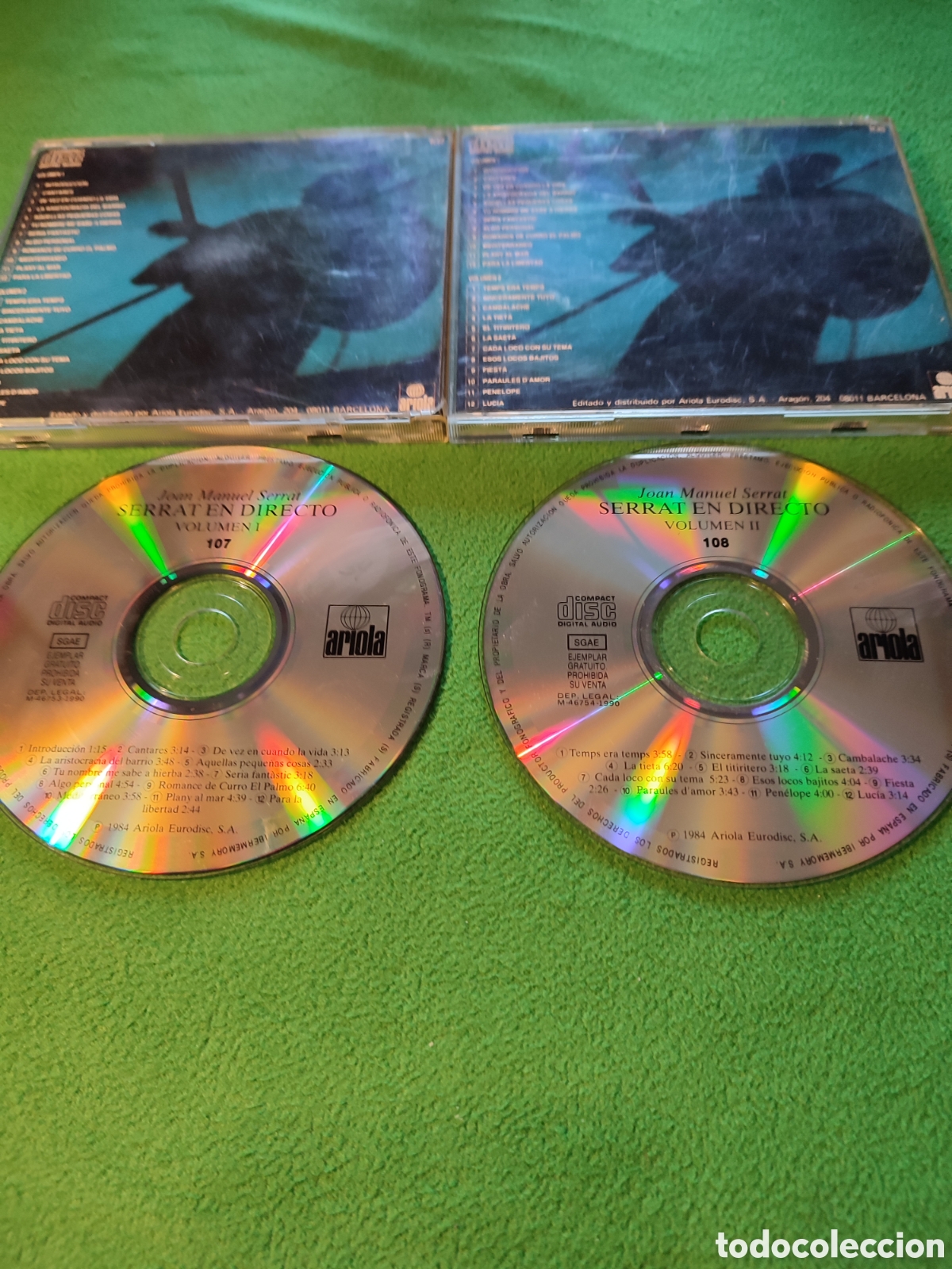 CDs de m&uacute;sica: Joan Manuel Serrat - En Directo 2 CDs - Foto 2