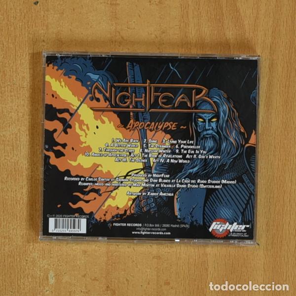 CDs de m&uacute;sica: NIGHTFEAR - APOCALYPSE - CD - Foto 2