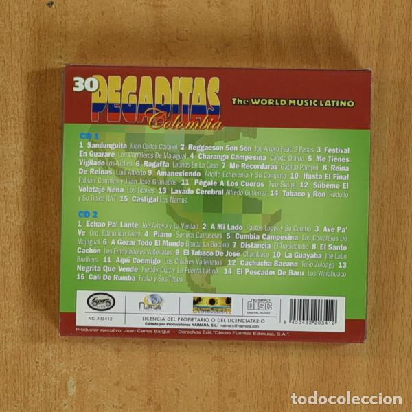 CDs de m&uacute;sica: VARIOS - 30 PEGADITAS DE COLOMBIA - CD - Foto 2