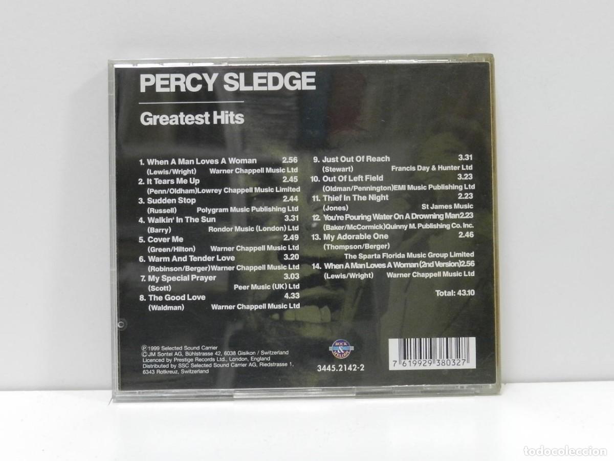 CDs de m&uacute;sica: DISCO CD. Percy Sledge &ndash; Greatest Hits. COMPACT DISC. - Foto 2