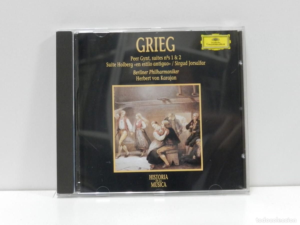CDs de m&uacute;sica: DISCO CD. Grieg &ndash; Historia De La M&uacute;sica. COMPACT DISC. - Foto 1