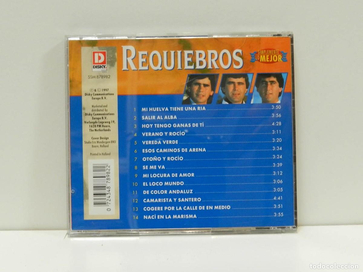 CDs de m&uacute;sica: DISCO CD. Requiebros &ndash; Simplemente Lo Mejor. COMPACT DISC. - Foto 2