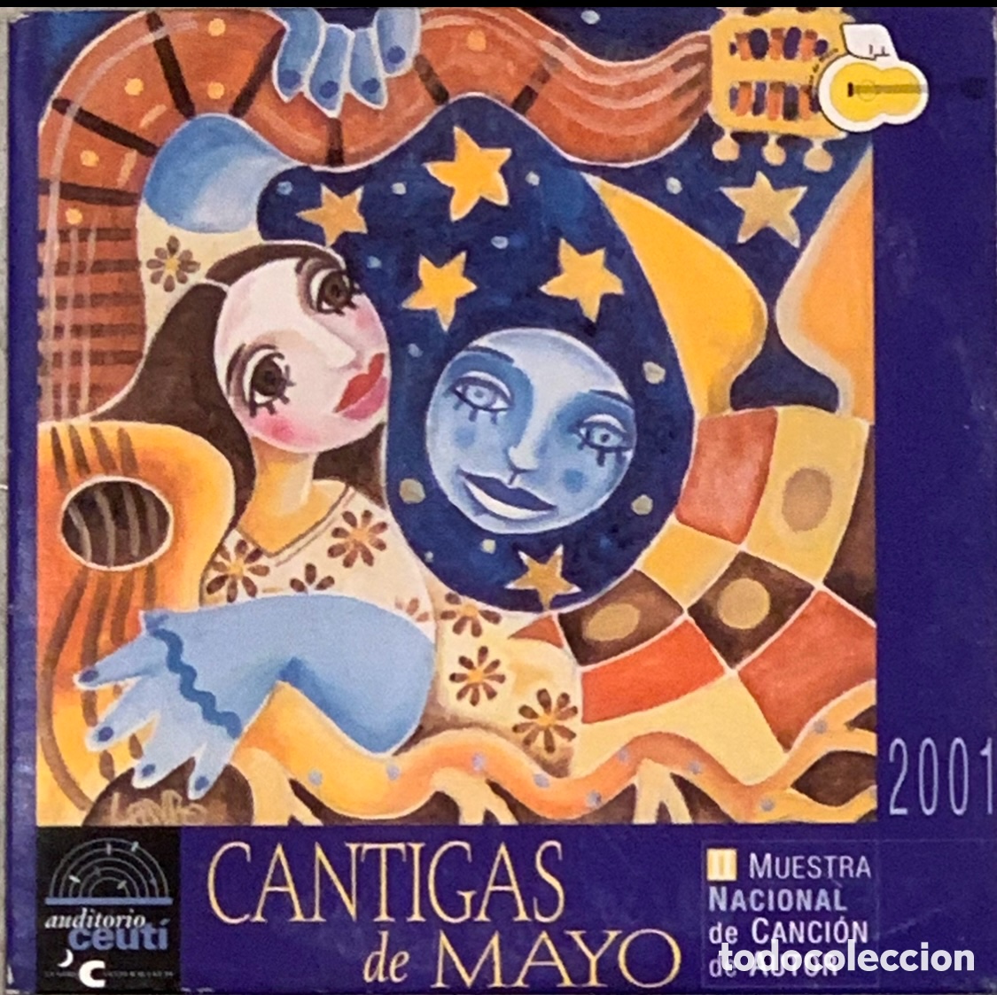 CDs de m&uacute;sica: CD. 2&ordf; Muestra Nacional de Canci&oacute;n de Autor. &ldquo;Cantigas de Mayo&rdquo;. Ceut&iacute;. Murcia. 2002.