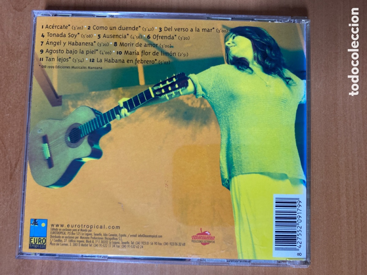 CDs de m&uacute;sica: Liuba Mar&iacute;a Hevia - Del verso a la mar - Foto 2