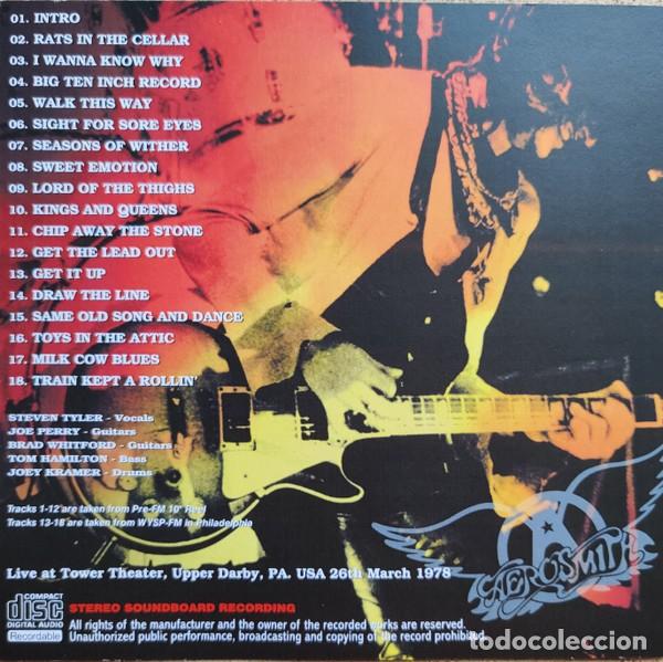 CDs de m&uacute;sica: CD AEROSMITH - Live Philadelphia 1978 - Foto 2