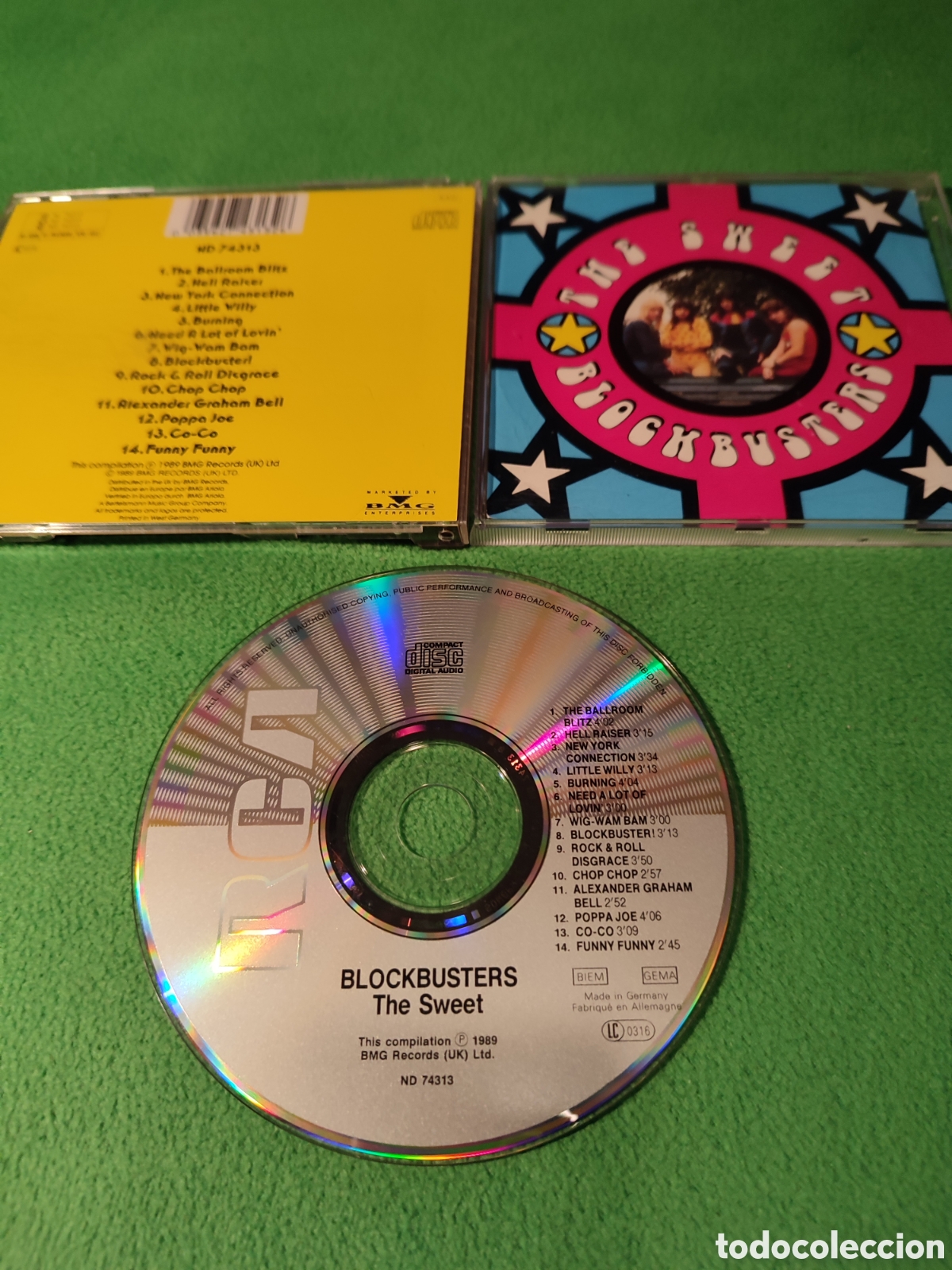 CDs de m&uacute;sica: The Sweet - Blockbusters - Foto 2