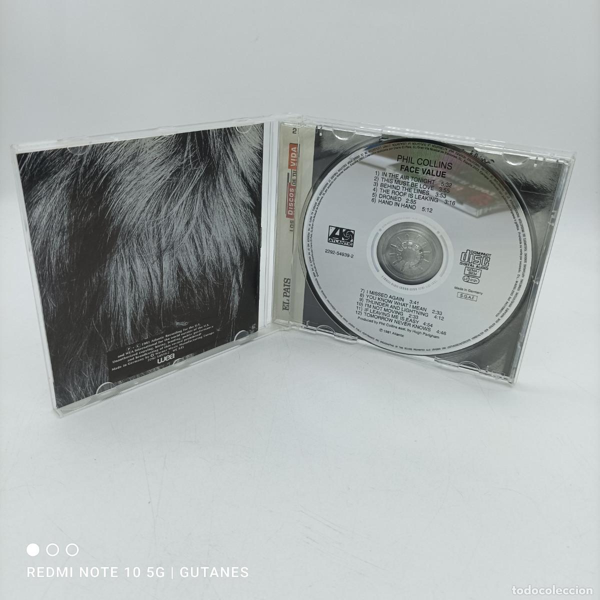 CDs de m&uacute;sica: PHIL COLLINS /FACE VALUE - Foto 2