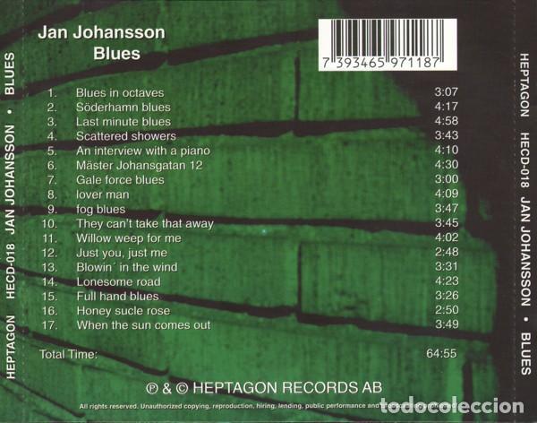 CDs de m&uacute;sica: Jan Johansson &ndash; Blues - Foto 2