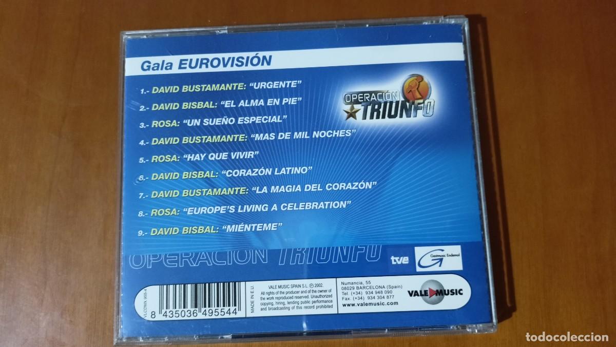 CDs de m&uacute;sica: Operaci&oacute;n Triunfo. Gala Eurovisi&oacute;n - Foto 2