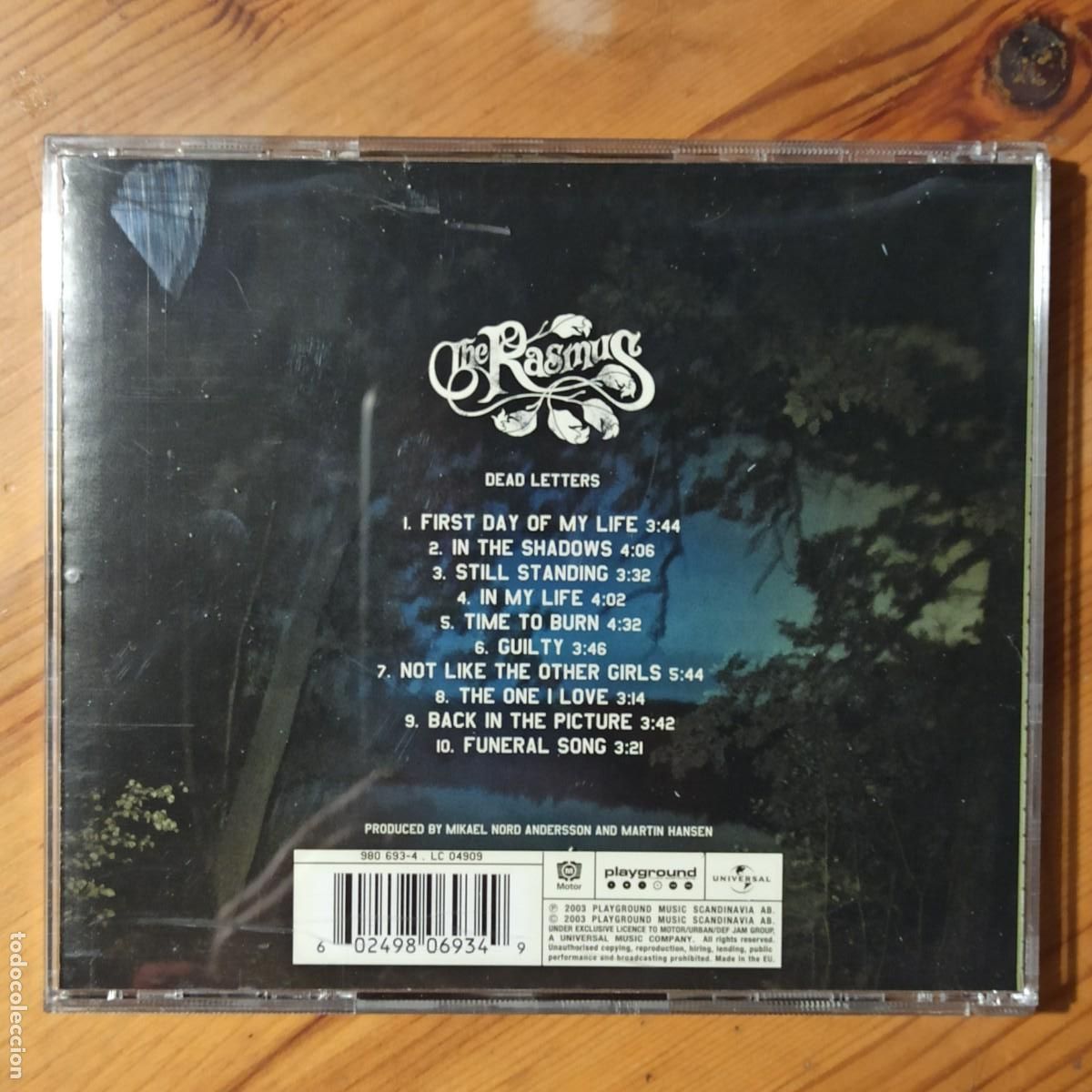 CDs de m&uacute;sica: CD The Rasmus &ndash; Dead Letters - Foto 2