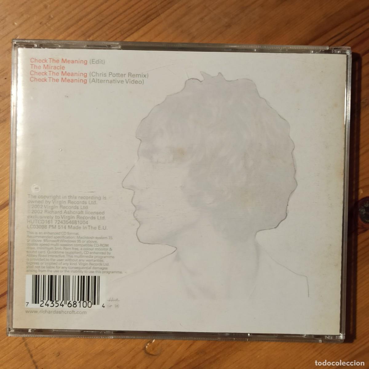 CDs de m&uacute;sica: CD Richard Ashcroft &ndash; Check The Meaning - Foto 2