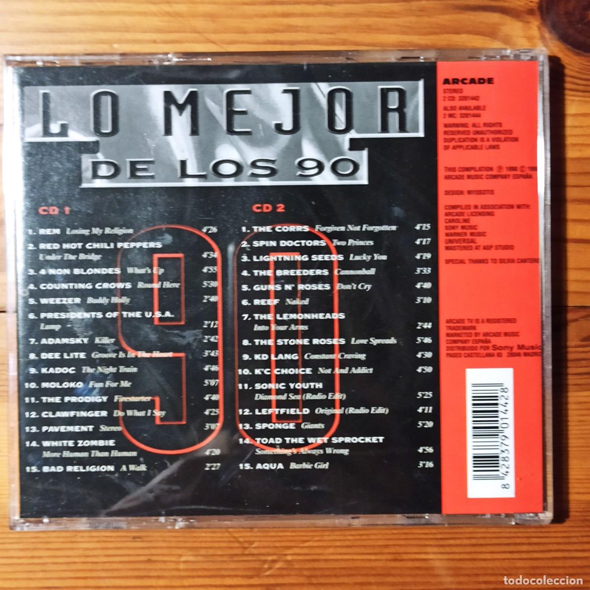 CDs de m&uacute;sica: CD Lo Mejor De Los 90 - Foto 2