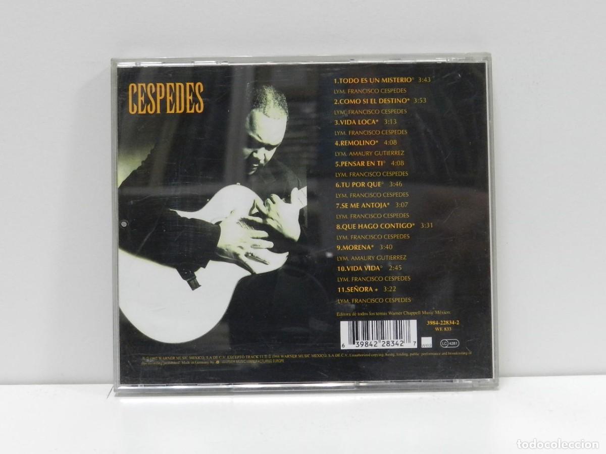CDs de m&uacute;sica: DISCO CD. Francisco C&eacute;spedes &ndash; Vida Loca. COMPACT DISC. - Foto 2