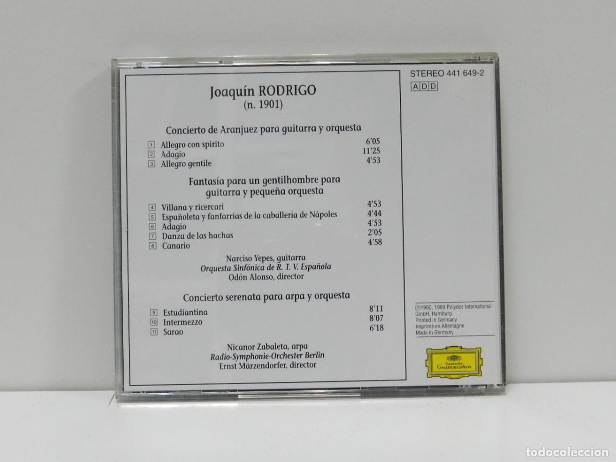 CDs de m&uacute;sica: DISCO CD. Joaqu&iacute;n Rodrigo &ndash; Concierto De Aranjuez... COMPACT DISC. - Foto 2