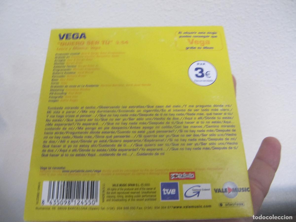 CDs de m&uacute;sica: Vega &ndash; Quiero Ser T&uacute; - CD SINGLE - Foto 3
